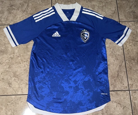 Adidas FC Dallas MLS #6 Alternate Blue Jersey Youth Size XL 15/16 Cover