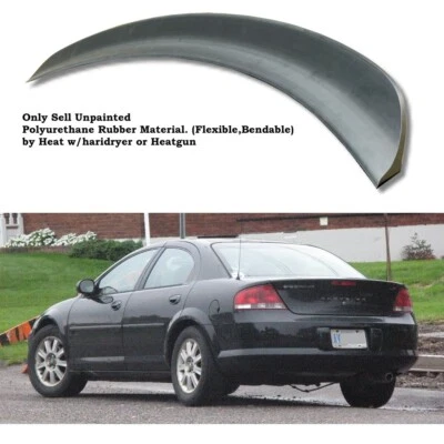 Duckbill 255Y Type Rear Trunk Spoiler Wing Fits 2001~2006 Chrysler Sebring Sedan - Imagem 1 de 4
