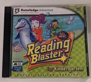 Reading Blaster For Kindergarten PC CD-ROM Windows Mac Knowledge Adventure - Picture 1 of 3