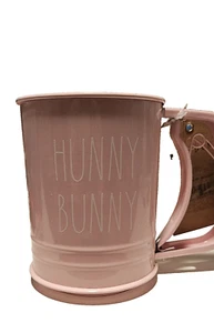 Tamiz de harina Rae Dunn rosa claro 'HUNNY BUNNY' nuevo con etiqueta - Imagen 1 de 1