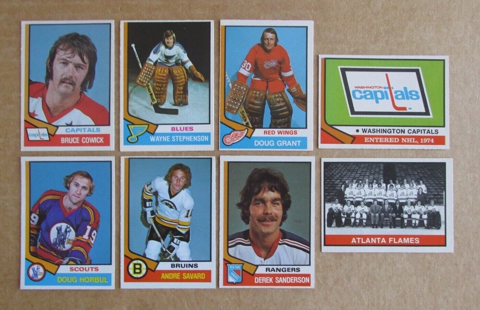 1974-75 OPC HOCKEY CARD SINGLES #201-396 COMPLETE YOUR SET U-PICK UPDATED 10/9 - Image 1 of 1