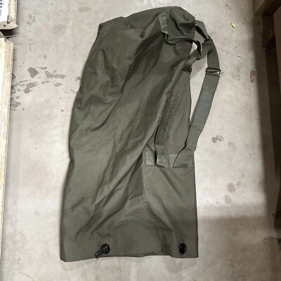 OUTDOOR PRODUCTS GI STYLE GREEN DUFFLE CAMPING GEAR BAG - Image 1 of 4