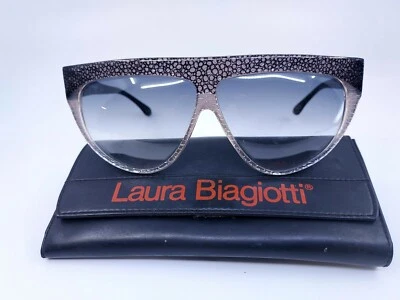 Gafas de sol Laura Biagiotti T49 Funky Vintage cocodrilo con estuche Italia muy raras Foto 1 de 4