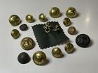 17 Boutons et Broches Militaire Marine Marin