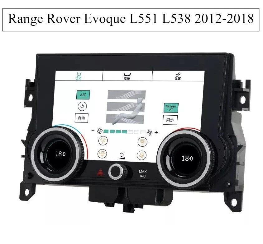 Range Rover Evoque L538 L551 2012-2018 aire acondicionado control pantalla táctil NUEVO - Imagen 1 de 4