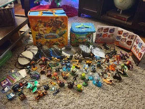 Huge Lot of Skylanders. & Disney Infinity LOT 7 Portals FIGURES cases Star Wars  - Picture 1 of 23