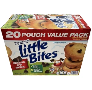 Entenmann's Little Bites Chocolate Chip Muffins 20 CT 33 OZ - Picture 1 of 3