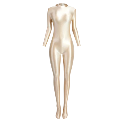 Mujeres Sexy Monos Brillantes Body Brillante Gato Mono Leotardos Mono Foto 1 de 4