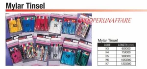YO-ZURI MYLAR TINSEL fili con adesivo per costruzioni personalizzate - Imagen 1 de 7
