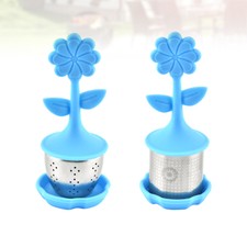 2 pz vassoio per tè setaccio per tè infusore per cucina