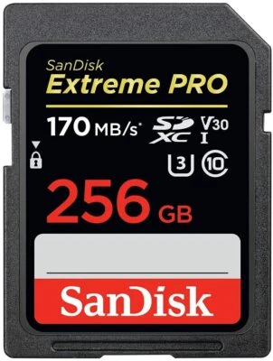 SanDisk 256GB Extreme PRO SDXC UHS-I Card - C10 U3 V30 4K UHD SD Card - SDSDX... - Image 1 of 4