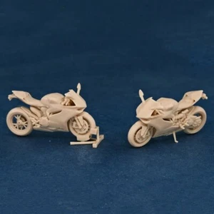 1/64 Ducati 1199 Motorcycle Racing Ducati Uncolored Motorcycle Model 1PCS - Picture 1 of 7