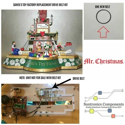 MR NAVIDAD "FÁBRICA DE JUGUETES DE SANTA" - PIEZA DE REPUESTO - CORREA DE POLEA Foto 1 de 2
