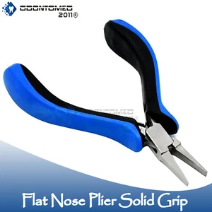 Flat Nose, Flat Outside Edge, Plain Jaws General Purpose Electrical Pliers 5'' - Picture 1 of 2