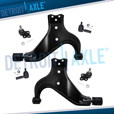 Brazos de control inferiores delanteros rótulas Tierods para Nissan Pathfinder 1996-2004 Foto 1 de 4