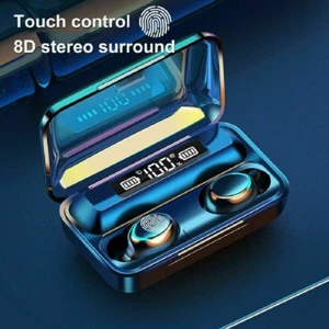 Bluetooth Earbuds for Samsung Android Iphone Wireless Earphone IPX7 Waterproof - Picture 1 of 6