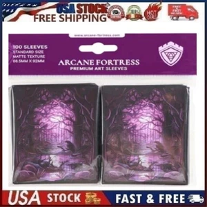 ARCANE FORTRESS MTG Card Sleeves, 100 Count, Ultra-Durable, Decaying Swamp - Picture 1 of 13