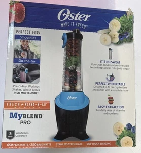 Oster My Blend One Touch con botella deportiva de viaje BLSTPB2-GTL NUEVO - Imagen 1 de 3