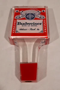 BUDWEISER ACRILICO ICONIC BAR BOZZA RUBINETTO BIRRA MANICO ALTEZZA 6". BIRRIFICIO UOMO GROTTA - Foto 1 di 6
