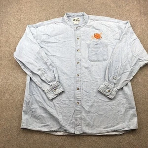 Camisa De Colección Tennessee Volunteers Para Hombres 2XL Denim NCAA Fútbol Bordado Años 90 - Imagen 1 de 10