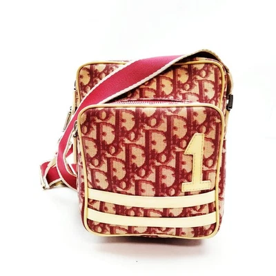 Bolso de Hombro Christian Dior SIN TARIFA Lona Recubierta Roja 4002587 Foto 1 de 4