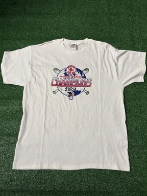 Vintage Boston Red Sox 2004 World Series Champions T Shirt Size XL - Image 1 of 4