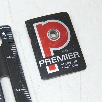Vintage Premier Drum Badge for Snare Bass or Tom England Lot 82-514 - Image 1 of 2