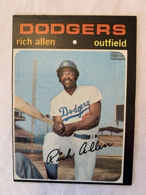 1971 Topps - High# SP Rich Allen #650 Dodgers EX+ - Изображение 1 из 2