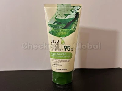 THE FACE SHOP Jeju Aloe 95% Gel Calmante Fresco 300 ml | Alivio Refrescante y Calmante Foto 1 de 4