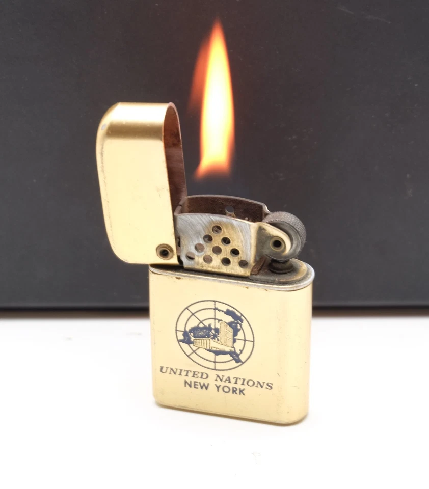 Storm Master Aluminium Vintage Petrol Lighter Made in USA Works good! - Image 1 of 4