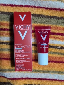 Neu VICHY LiftActiv Vitamin B3 Gesichtsserum - dunkle Flecken & Falten Mini 0,16 Oz - Neu im Karton - Bild 1 von 5