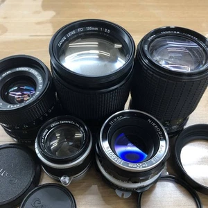 Canon Nikon Sigma Lens Set Of 5 G061B - Picture 1 of 9