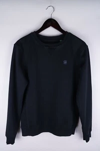 G-Star Raw Denim PREMIUM CORE Men Sweatshirt Casual Black Cotton Blend size S - Picture 1 of 8