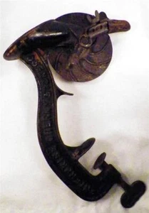 Enterprise Cherry Stoner # 1 Pitter Cast Iron Kitchen Tool Hand Crank Antique - Picture 1 of 9