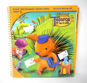 Macmillan/McGraw-Hill Texas Tesoros de lectura Teacher Edition Grade K Unit 6 - Picture 1 of 3