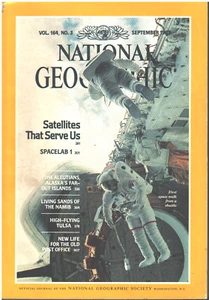 NATIONAL GEOGRAPHIC Magazine September 1983 Satellites Spacelab Aleutians Tulsa - Picture 1 of 1