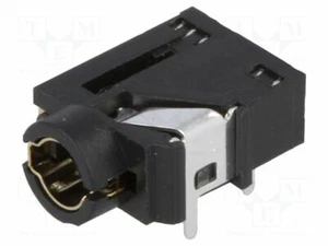 Buchse mit zwei Schaltern Wege: 4 Jack 3,5mm weiblich THT FC68129 Klinken-Steck - Bild 1 von 1
