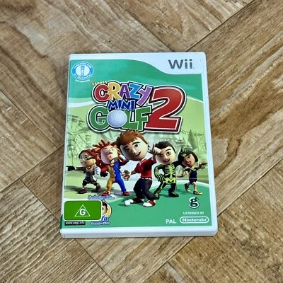 Crazy Mini Golf 2 - Nintendo Wii Game PAL Release Complete Party Sport Free Post - Image 1 of 4
