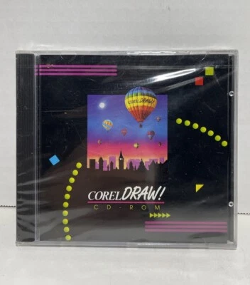 Vintage Corel Draw 3.0 PC CD-ROM Graphics Software 10,000+ Clip Art Images NEW - Image 1 of 4