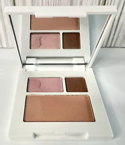 Clinique All About Shadow Duo ~ 14 Strawberry Fudge 04 Pink Blush ~ Floral Case - Bild 1 von 6