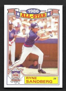 1987 Topps Glossy All-Stars #3 Ryne Sandberg Chicago Cubs HOF - Picture 1 of 1