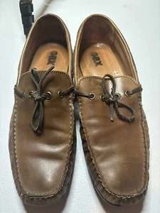 GBX Men's Casual Soft Genuine Leather Henley Loafer/Boat Shoe  - Picture 1 of 8