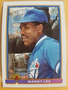 MANNY LEE TORONTO BLUE JAYS 1991 BOWMAN BASEBALL CARD #21 - Picture 1 of 1
