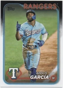 Adolis Garcia 2024 TOPPS SERIES 1 BASEBALL Base #134 Rangers - Picture 1 of 2