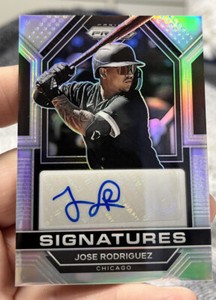 2023 Prizm Signatures Auto SILVER #SIG-JR Jose Rodriguez (read Description)