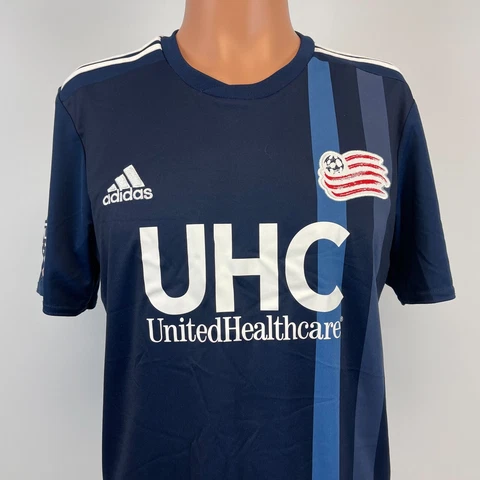 Adidas Delamea New England Revolution Blank Clima Lite Jersey 2017 MLS Soccer S Cover
