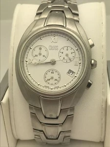 Cross Men's White Dial Stainless Steel Bracelet Watch GW20B - Picture 1 of 7
