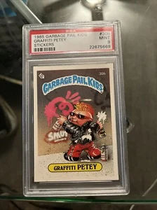 GARBAGE PAIL KIDS 1985 1st Series #30b Graffiti PETEY OS1 Grade PSA 9 MINT - Picture 1 of 2