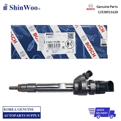 GENUINE BOSCH Diesel Fuel Injector 0445110598 BMW 1 2 Mini Cooper 1.6 D REMAN - Image 1 of 3