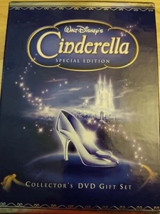 Disney Cinderella Collector's 2-Disc DVD Gift Set Story Book Character Portraits - Picture 1 of 11